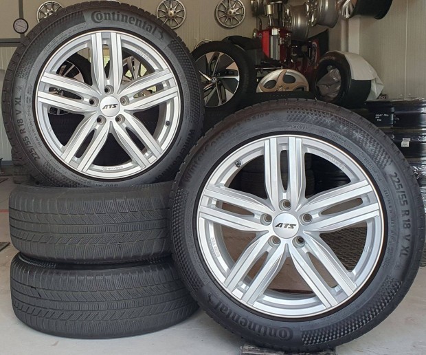 5x112 ATS (Audi A6 C8) alufelni garnitúra 225/55 R18 újszerű téli gumi