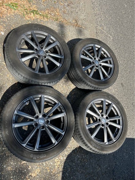 5x112 Aez 18"nyari Bridgestone R18, 18 újszerű