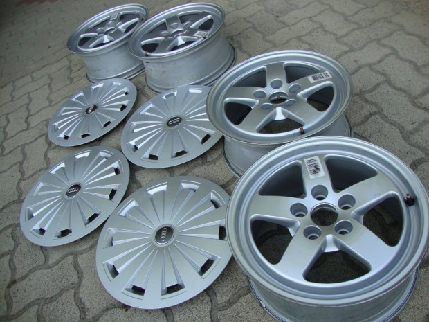 5x112 Audi A4 16" gyári alufelni dísztárcsával