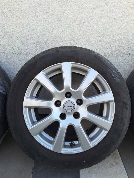 5x112 Borbet 16 colos felni nyrigumikkal VW Skoda Seat Audi 