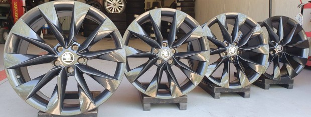 5x112 Gyári Skoda Enyaq "Crystal" alufelni 8x19" ET:45 /F130
