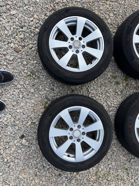 5x112 Mercedes 16" 205/55R16 nyári gumiabrocsokkal
