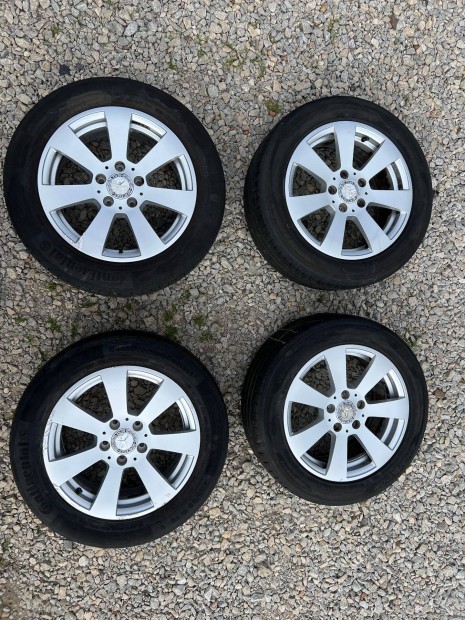 5x112 Mercedes 16" 205/55R16 nyári gumiabrocsokkal