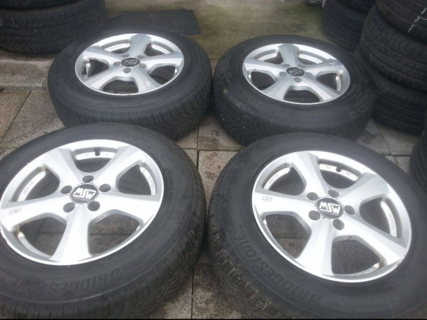5x112 O.Z alufelni 215/65R16 Bridgestone téli gumival