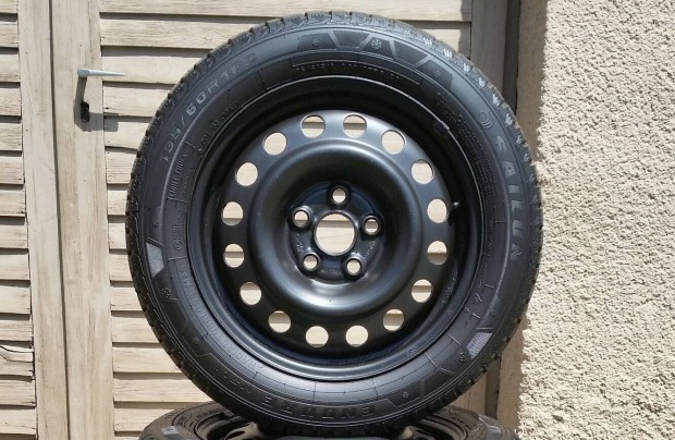 5x112 R16 Volkswagen Transporter T4 felni újszerű gumival 195/60 R16C