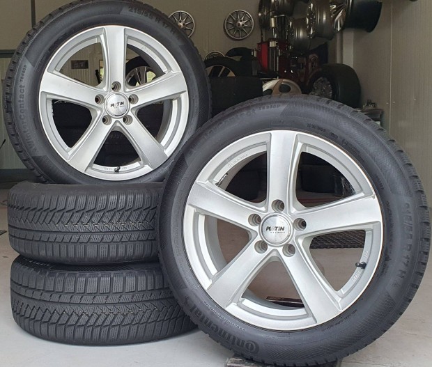 5x112 Wheelworld alufelni Continental 215/55 R17 téli gumik /K129