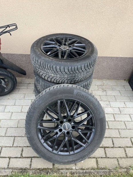 5x112 17' fekete alufelni téli gumival