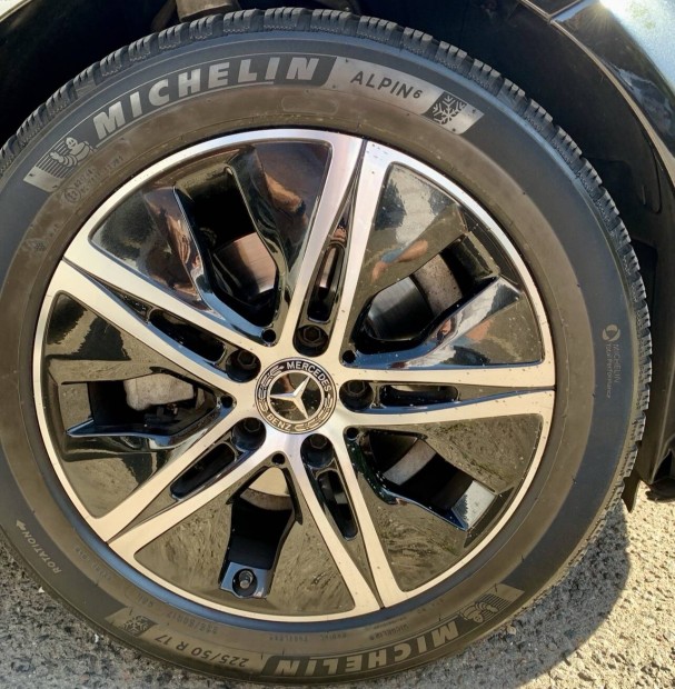 5x112, 7,5x17, ET 40 gyári Mercedes alukerekek szép állapotban