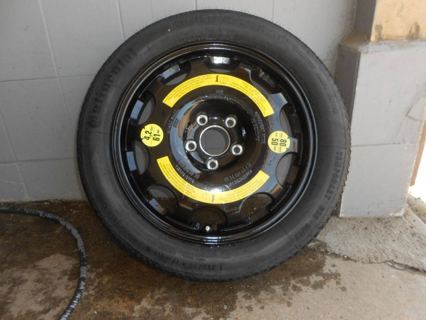 5x112 gyári 17" mankókerék pótkerék audi volkswagen mercedesz