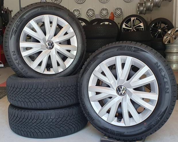 5x112 gyri Volkswagen lemezfelni j 205/55 R16 tli gumik /K240