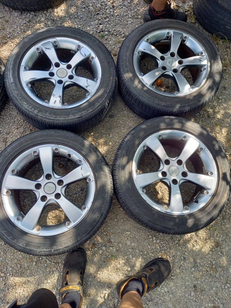 5x112 lyukoszts 16" hasznlt Mangels alufelni, rajta 205/55 hasznl