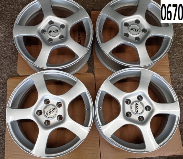 5x112 lyukosztású 16 colos új Dotz alu felni garnitúra olcsón eladó