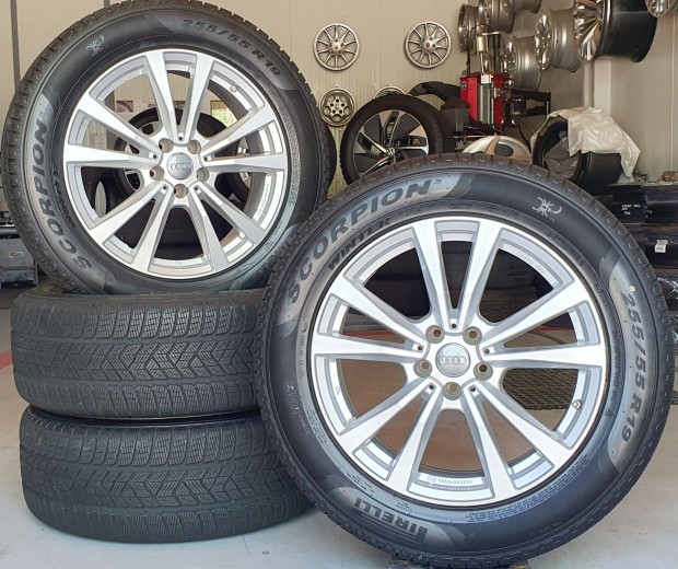 5x112 osztókörű Rial Audi Q7 alufeni garnitúra 255/55 R19 téli gumik