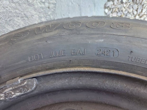 5x112 r16 lemezfelni, 205/60 tli gumival