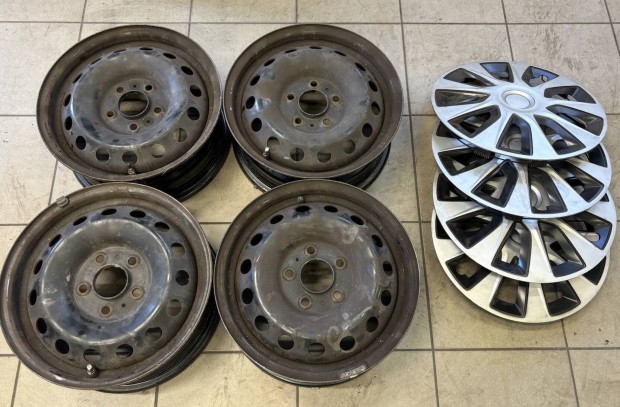 5x114,3 15" 15 Hyunai Kia lemezfelni aclfelni felni + Tpms szenzor