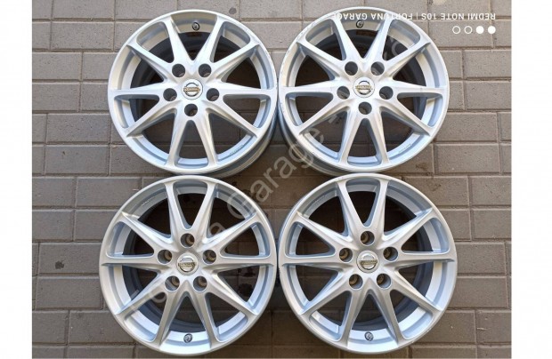 5x114,3 16" Nissan használt alufelni garnitúra