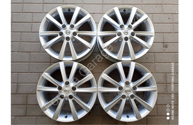 5x114.3 17" Nissan használt alufelni garnitúra +Tpms (118)