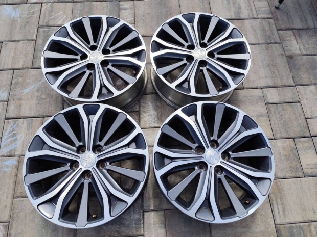 5x114,3 18 gyári Mitsubishi, Peugeot alufelni grafit-polír