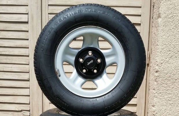 5x114,3 R15 Jeep Cherokee Felni nagyon j gumival 225/70 Xj Wrangler