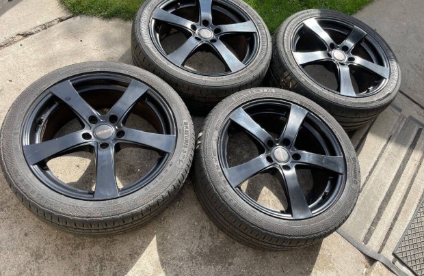 5x114,3 felfggesztsre 18" nyri kerkszett feketben