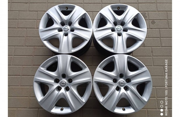 5x115 17" Opel haszn�lt lemezfelni garnit�ra+d�szt�rcsa (706)