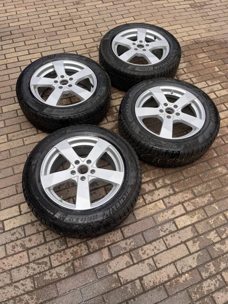 5x115 Opel Chevrolet 225/55/17 Michelin télikkel