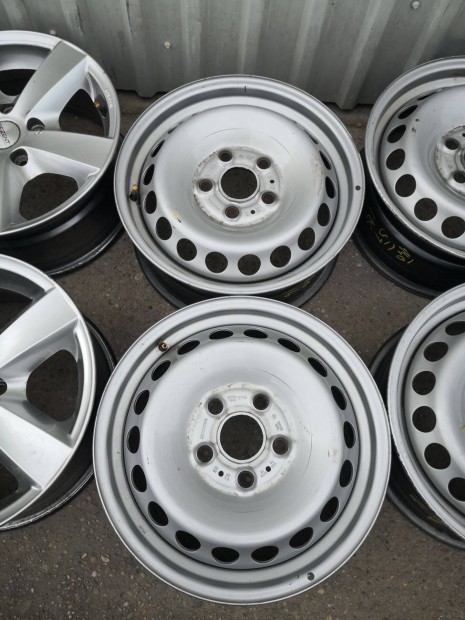 5x120 16 Gyári Volkswagen lemezfelni 30000ft a 4db/140/