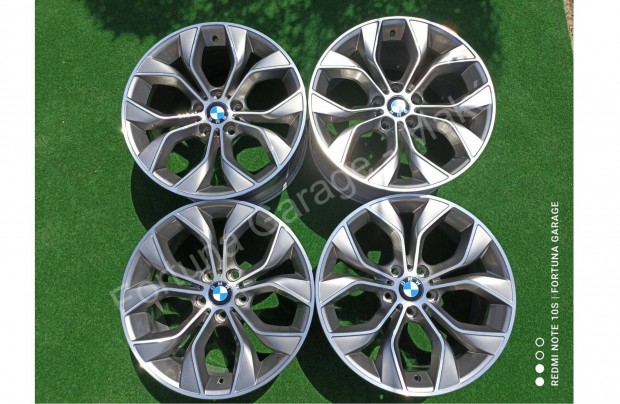 5x120 19" BMW Style 608 kétszéles felújított alufelni garnitúra + Tpms