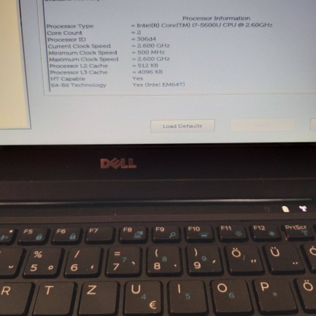 600.Dell E7250 biosig tesztelt i7 processzorral,hinyos laptop alkatr