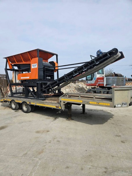 600-as Beton daráló, pofás törő, kőtörő, betontörő, betondaraló