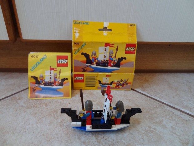 6017 Lego Castle Lion Knights King's Oarsmen 1987 + doboz és leírás