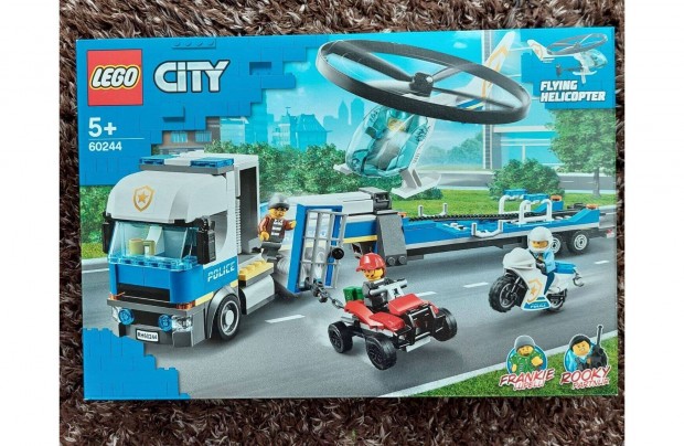60244 LEGO City Rendrsgi helikopter szllts Hibtlan j Bontatlan
