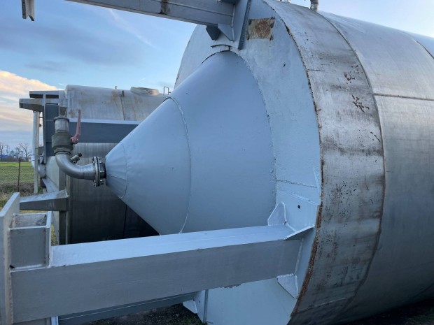 60 m3 (60 000 L-es) Rozsdamentes-Saválló tartály, műtrágya tároló