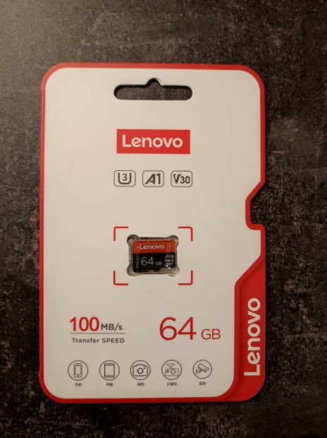 64GB Lenovo Microsd memriakrtya j bontatlan 