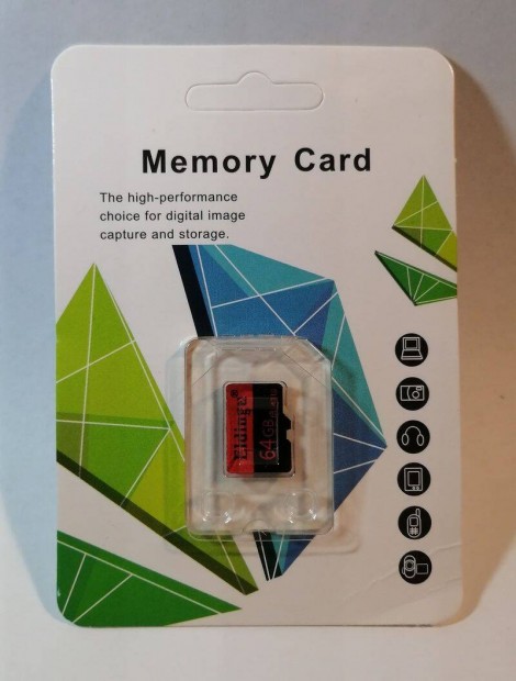 64GB microsd, Új, bontatlan