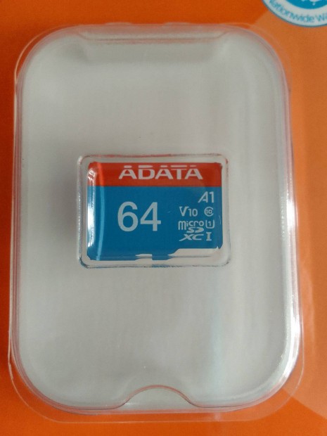 64gb sd kártya.TF kártya. micro kártya. Adata márkás sd