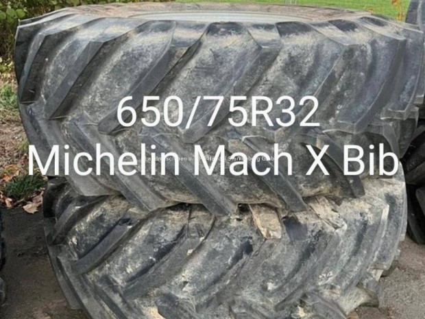 650/75R32 Michelin Mach X bib