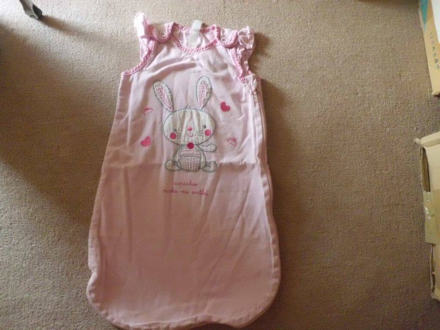 65 cm hosszú C&A Baby club 2 rétegű pamut hálózsák 68-as