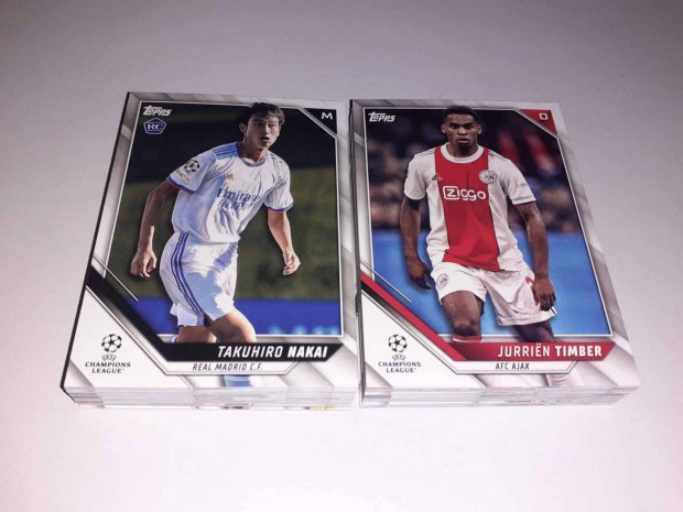 67 db Topps Champions League focis krtya