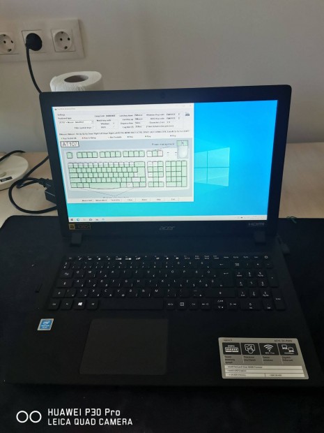 689 Elad Acer Aspire 3 (A315-32-P5PA) laptop 15.6" Fullhd,240gb SSD