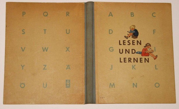 6990 Ft Elss ABC olvasknyv nmet Lesen und Lernen 1955 Bp. 12.ker