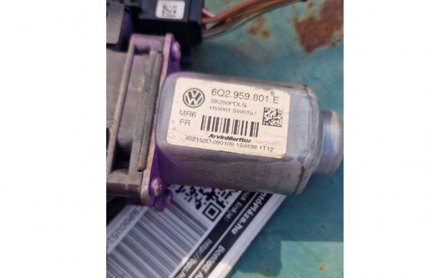 6Q2 959 801E ablakemelő motor, Volkswagen, Skoda Seat, Audi