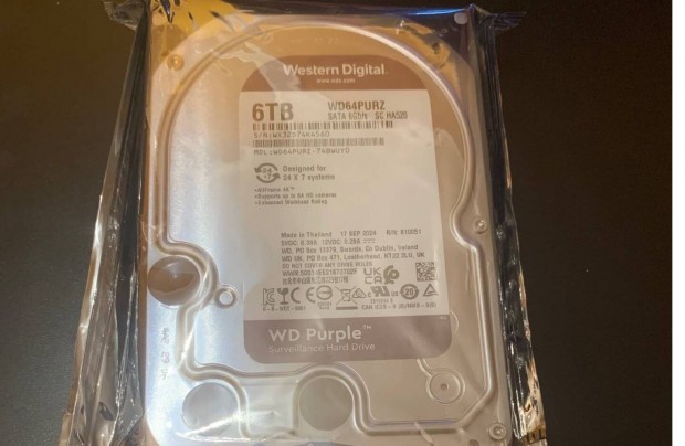 6TB Winchester- Western Digital