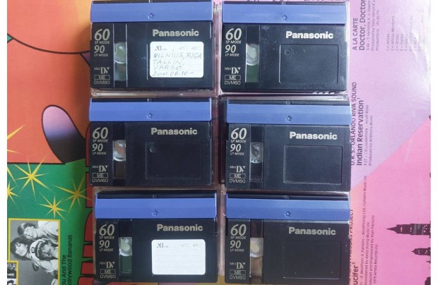 6-DB Panasonic mini DV ME DVM60 Videokamera Kazetta Vide Kazetta