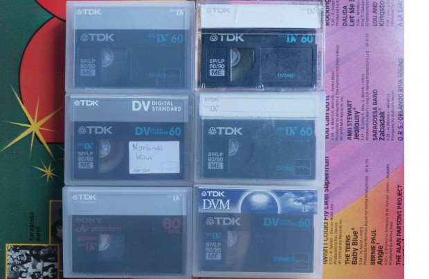 6-DB TDK mini DV ME DVM60 Videokamera Kazetta TDK Videó Kazetta