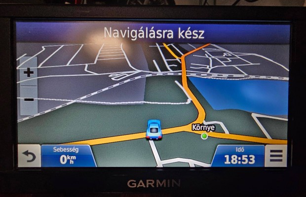 6" Garmin Nüvi 65 navigáció 2025 friss térképpel Újszerű