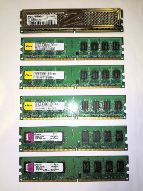 6 db 2 GB DDR2 PC Ram, Memria