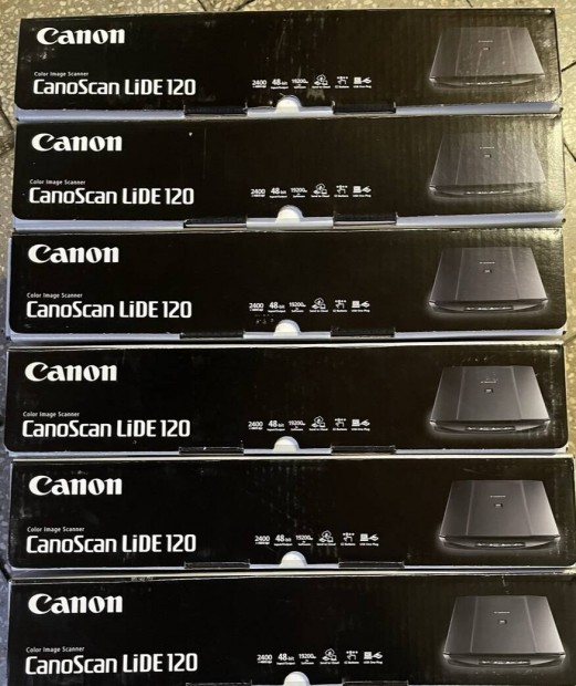 6 db Canon Lide 120 s 1 db Lide 400 scanner