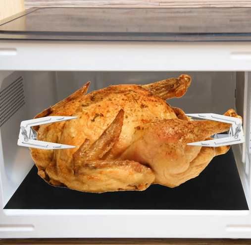 6 db Grill Nyárs Villa 7x5x3cm (5216)