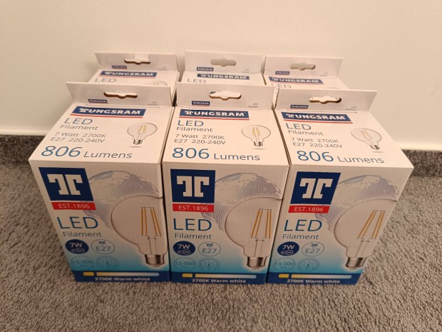 6 db LED izz (7W, 2700k, 806lm) 